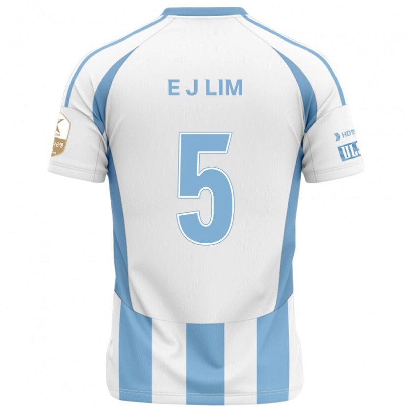 Danxen Herren Jong-Eun Lim #5 Weiß Himmelblau Auswärtstrikot Trikot 2025/26 T-Shirt
