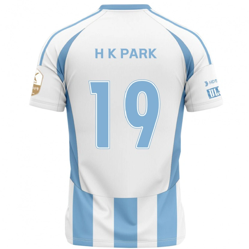 Danxen Herren Kang-Hyun Park #19 Weiß Himmelblau Auswärtstrikot Trikot 2025/26 T-Shirt