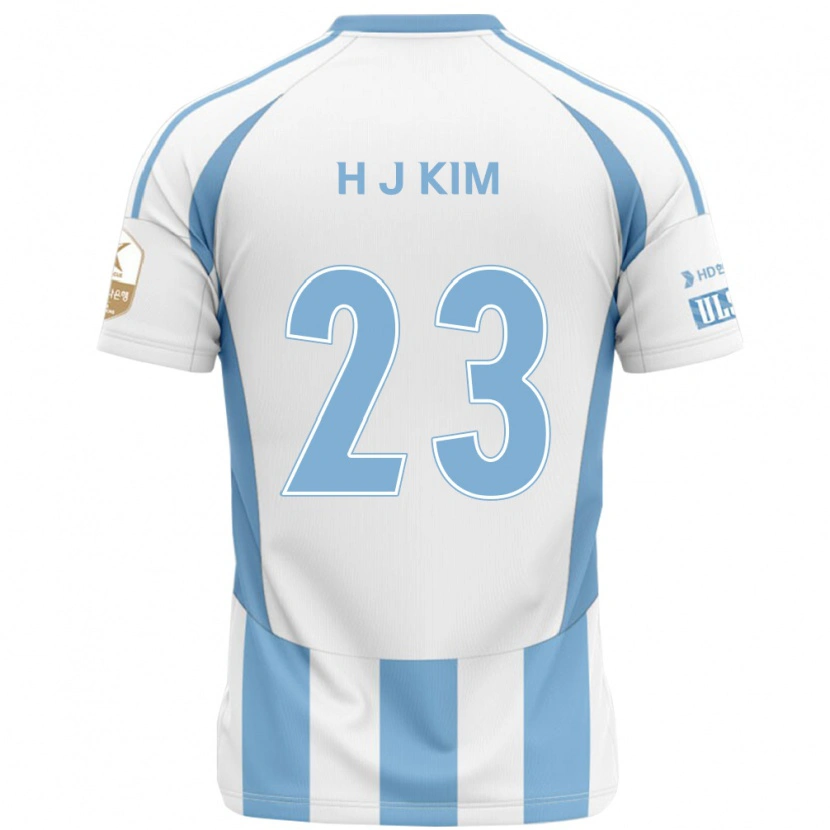 Danxen Herren Ju-Hwan Kim #23 Weiß Himmelblau Auswärtstrikot Trikot 2025/26 T-Shirt