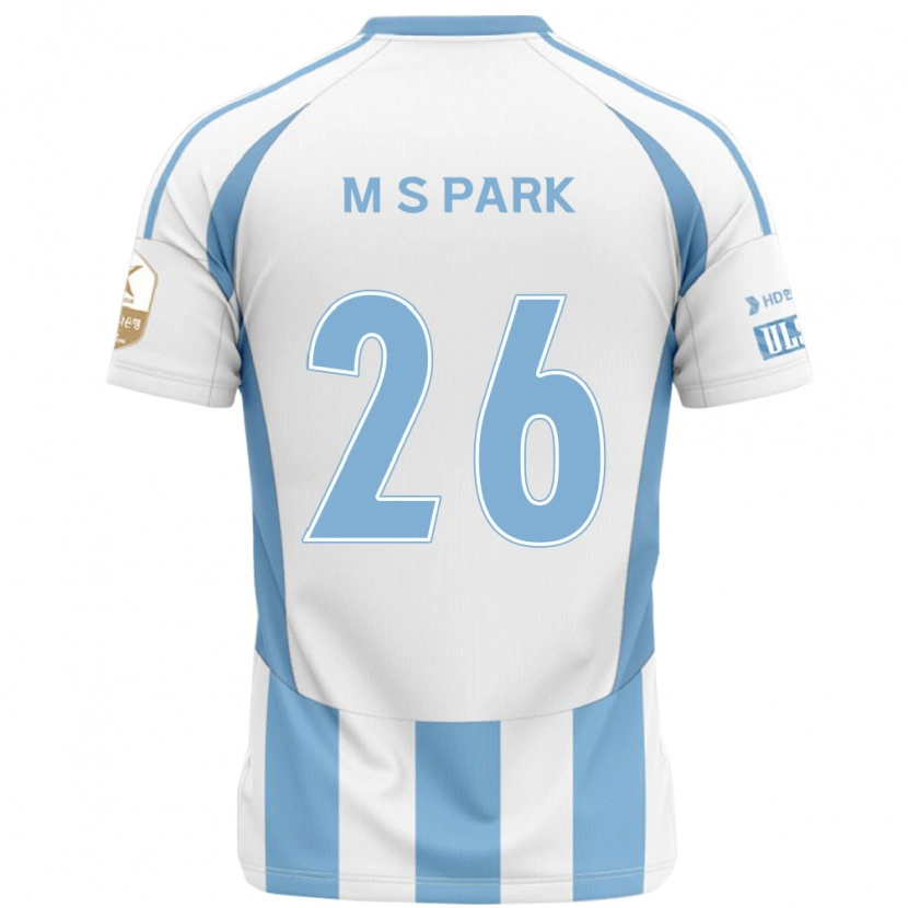 Danxen Herren Min-Seo Park #26 Weiß Himmelblau Auswärtstrikot Trikot 2025/26 T-Shirt