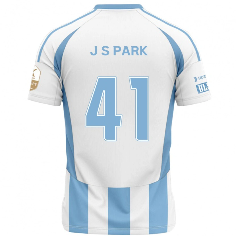 Danxen Herren Sang-Jun Park #41 Weiß Himmelblau Auswärtstrikot Trikot 2025/26 T-Shirt