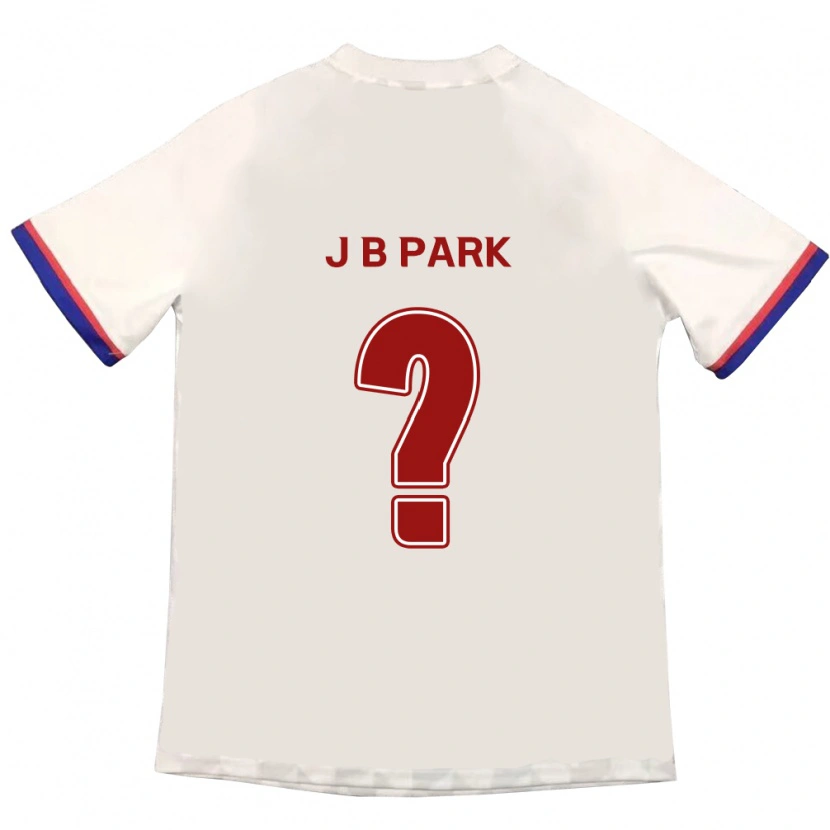 Danxen Herren Bae-Jong Park #0 Off-White Rot Auswärtstrikot Trikot 2025/26 T-Shirt