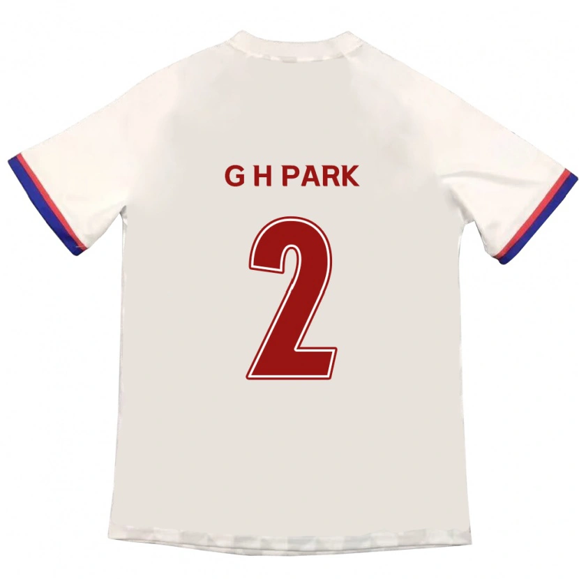 Danxen Herren Hyo-Geun Park #2 Off-White Rot Auswärtstrikot Trikot 2025/26 T-Shirt