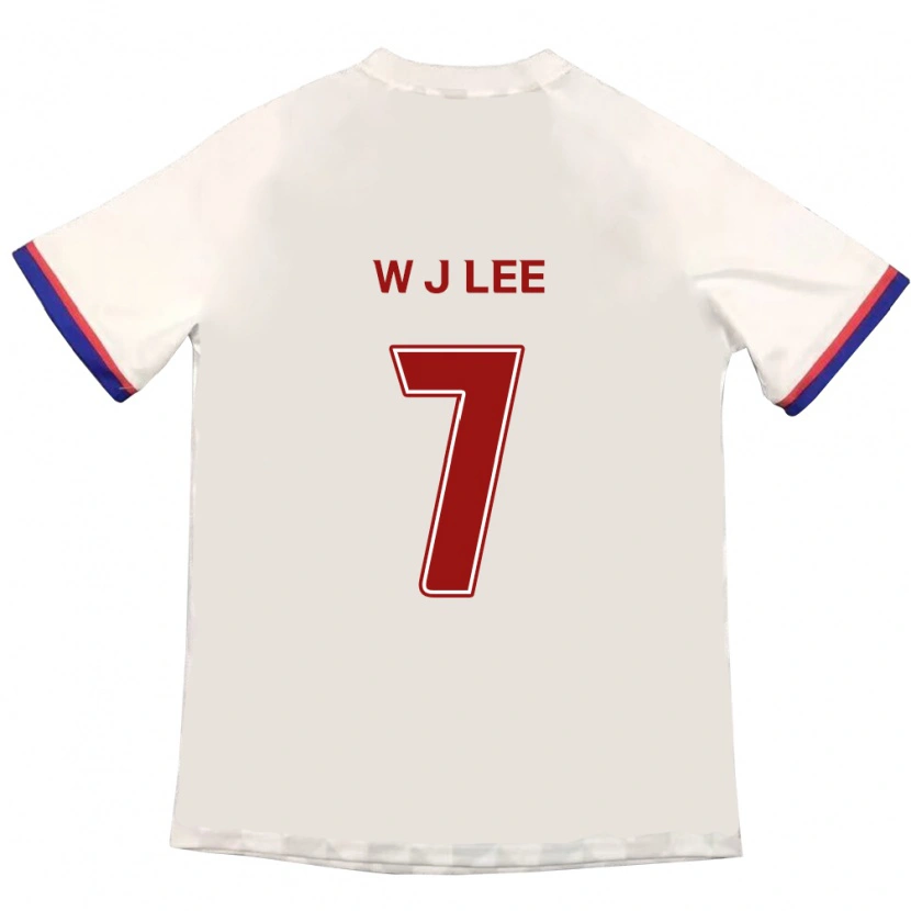 Danxen Herren Jae-Won Lee #7 Off-White Rot Auswärtstrikot Trikot 2025/26 T-Shirt