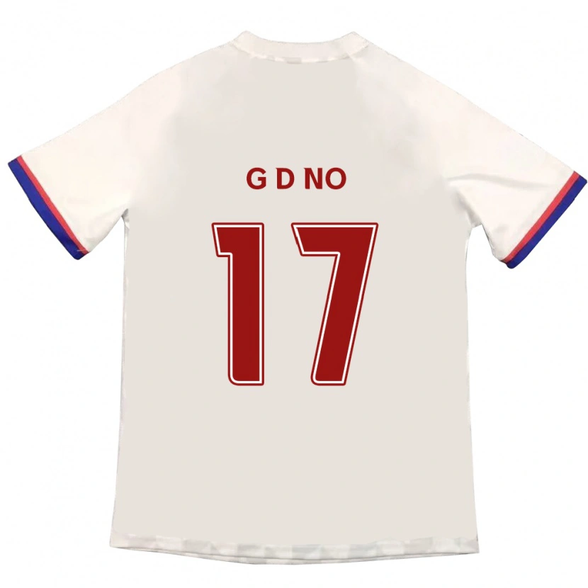 Danxen Herren Dong-Geon No #17 Off-White Rot Auswärtstrikot Trikot 2025/26 T-Shirt