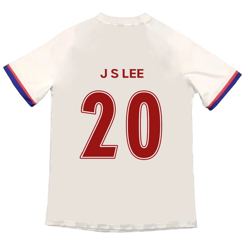 Danxen Herren Ji-Sol Lee #20 Off-White Rot Auswärtstrikot Trikot 2025/26 T-Shirt