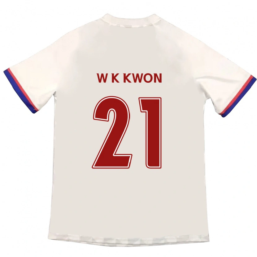 Danxen Herren Kyung-Won Kwon #21 Off-White Rot Auswärtstrikot Trikot 2025/26 T-Shirt