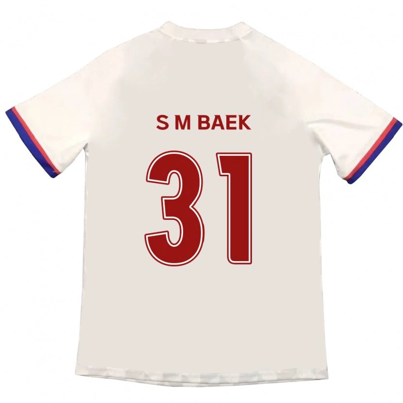 Danxen Herren Seung-Min Baek #31 Off-White Rot Auswärtstrikot Trikot 2025/26 T-Shirt