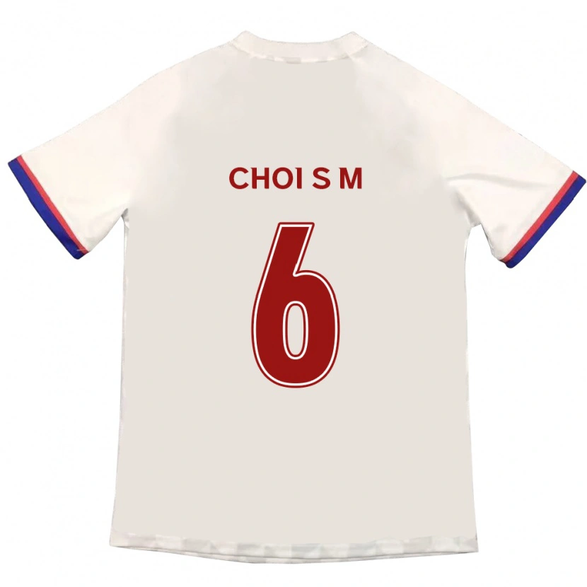 Danxen Herren Choi So-Mi #6 Off-White Rot Auswärtstrikot Trikot 2025/26 T-Shirt
