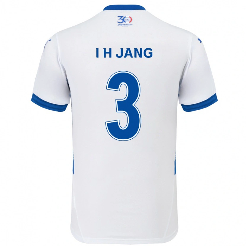 Danxen Herren Ho-Ik Jang #3 Weiß Königsblau Auswärtstrikot Trikot 2025/26 T-Shirt