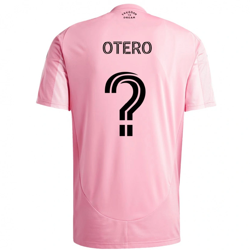Danxen Damen Sebastián Otero #0 Rosa Schwarz Heimtrikot Trikot 2025/26 T-Shirt