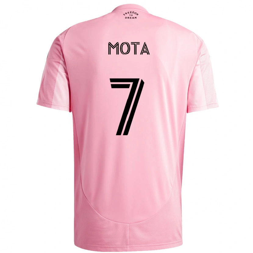 Danxen Damen Jean Mota #7 Rosa Schwarz Heimtrikot Trikot 2025/26 T-Shirt
