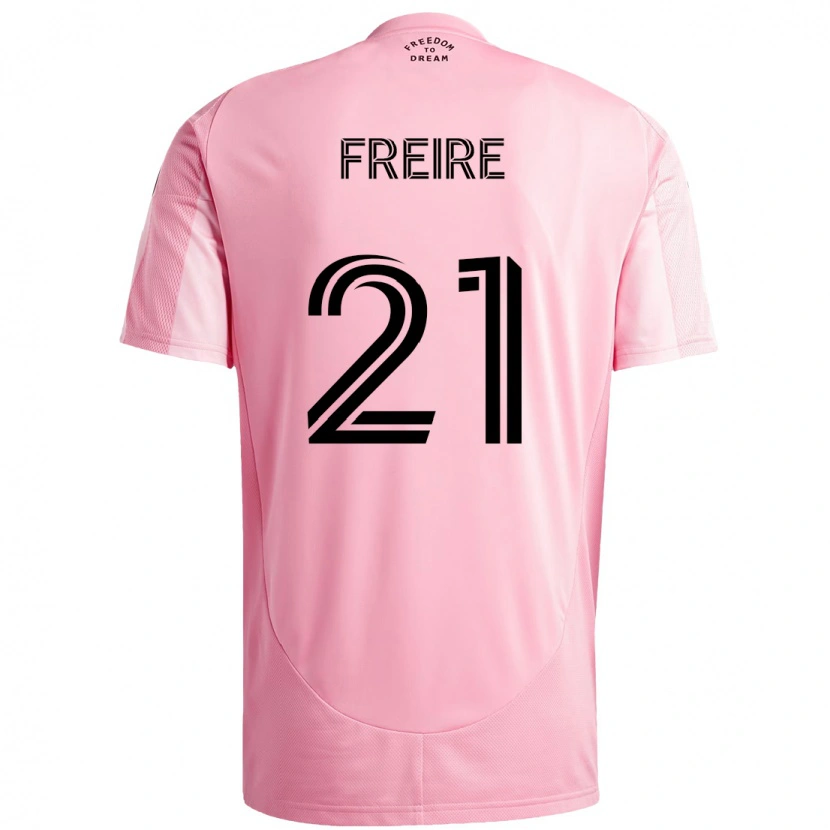 Danxen Damen Nicolas Freire #21 Rosa Schwarz Heimtrikot Trikot 2025/26 T-Shirt