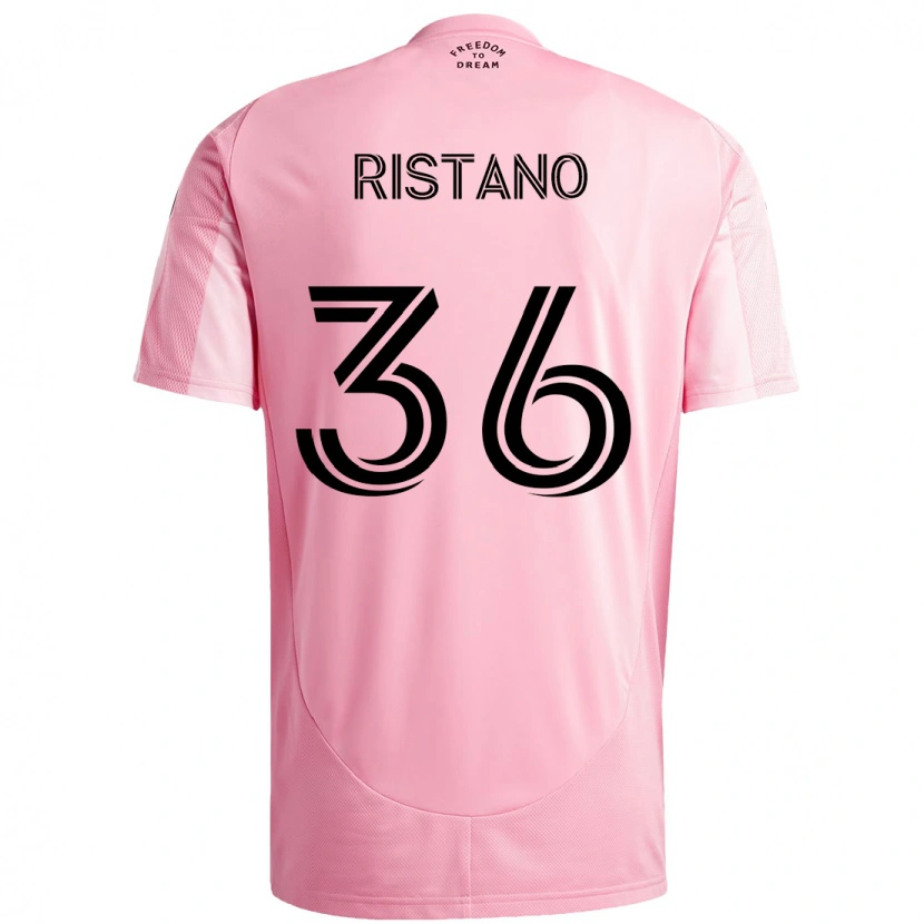 Danxen Damen Alejo Ristano #36 Rosa Schwarz Heimtrikot Trikot 2025/26 T-Shirt