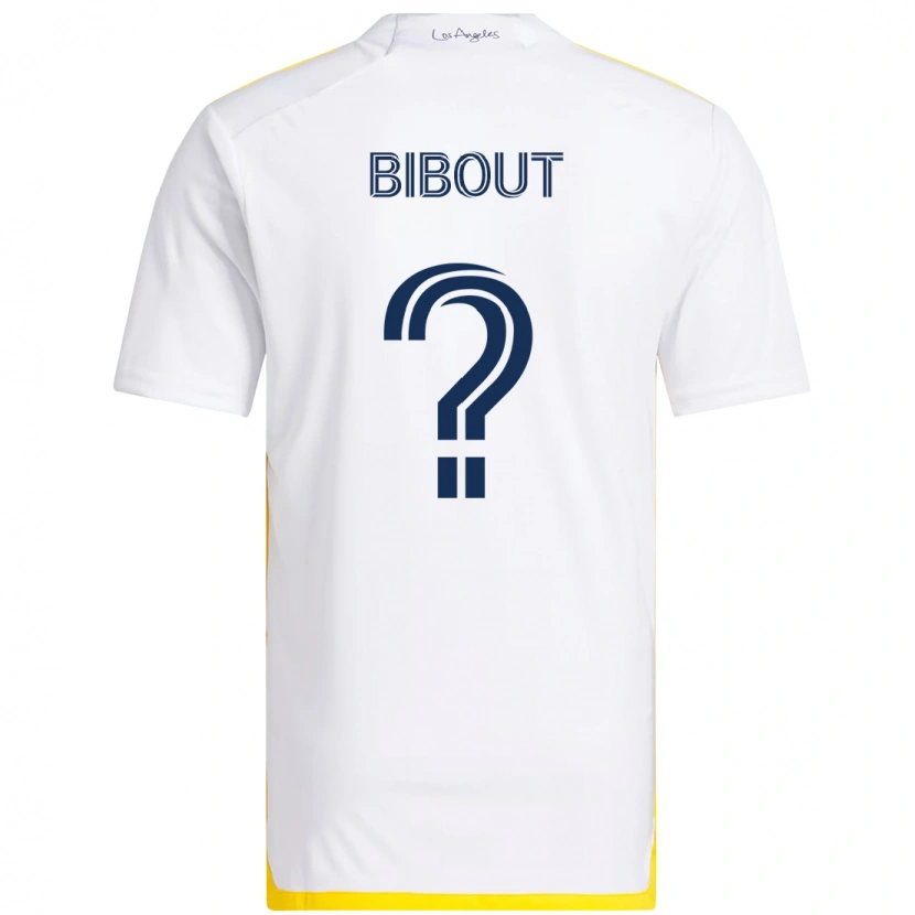 Danxen Damen Aaron Bibout #0 Weiß Gelb Heimtrikot Trikot 2025/26 T-Shirt