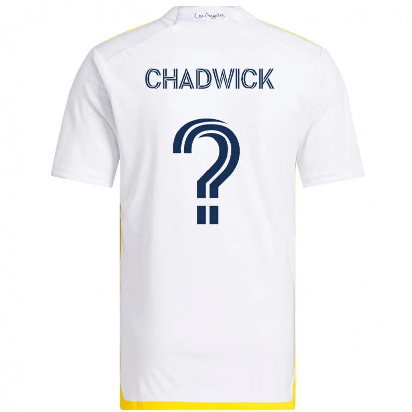 Danxen Damen Edward Chadwick #0 Weiß Gelb Heimtrikot Trikot 2025/26 T-Shirt