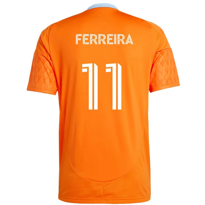 Danxen Damen Sebastián Ferreira #11 Orange Weiß Heimtrikot Trikot 2025/26 T-Shirt