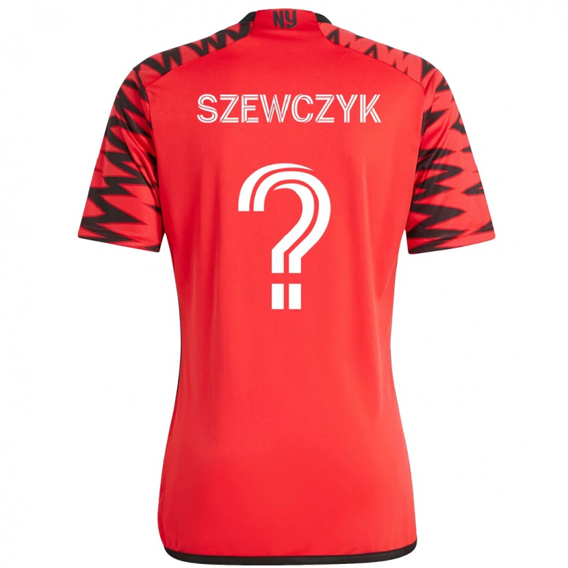 Danxen Damen Tobias Szewczyk #0 Rot Schwarz Heimtrikot Trikot 2025/26 T-Shirt