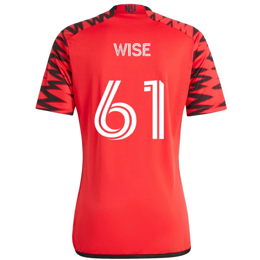 Danxen Damen Henry Wise #61 Rot Schwarz Heimtrikot Trikot 2025/26 T-Shirt