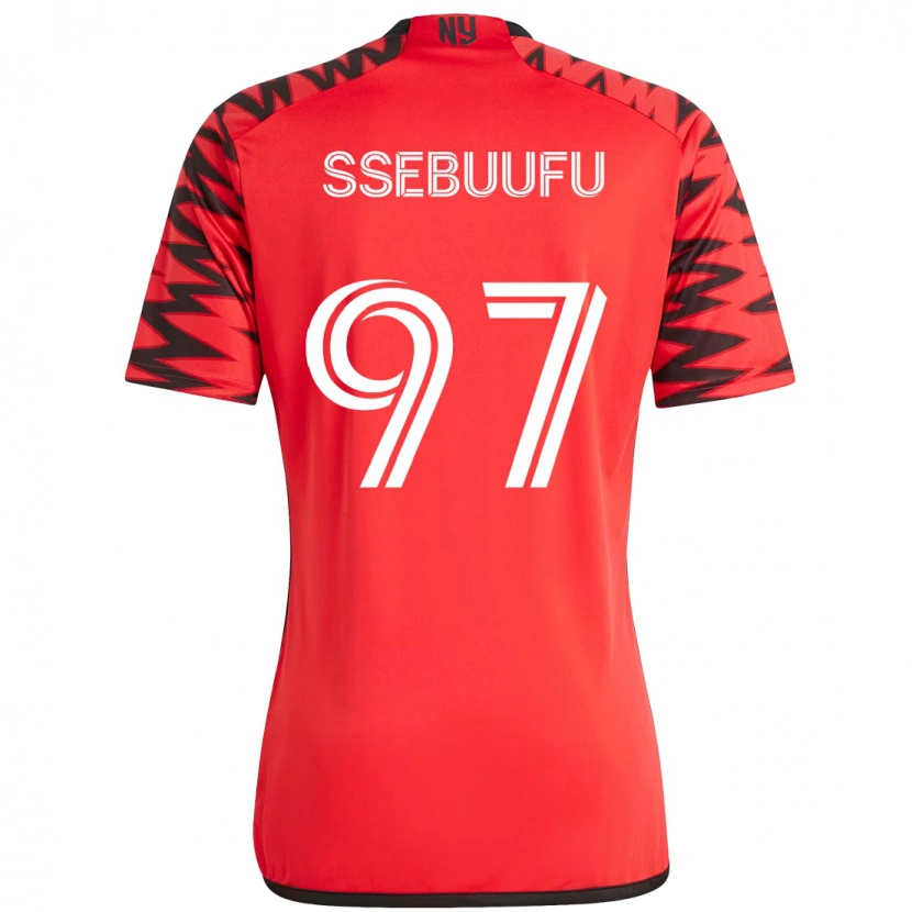 Danxen Damen Frank Ssebuufu #97 Rot Schwarz Heimtrikot Trikot 2025/26 T-Shirt