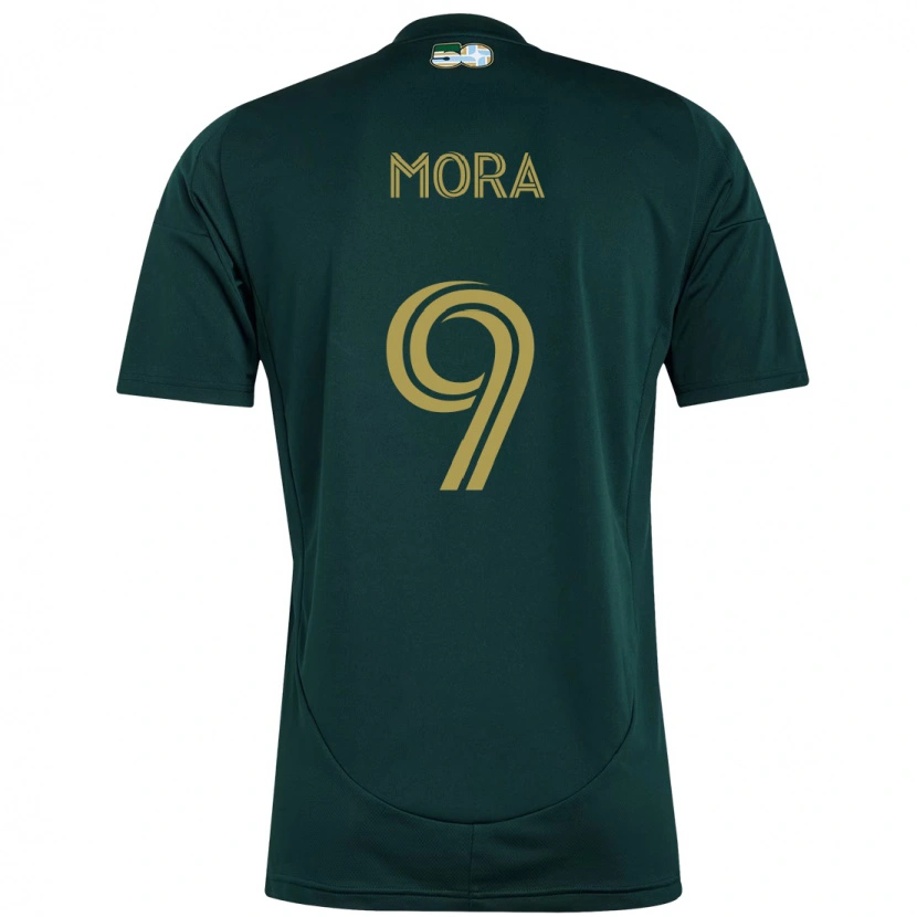 Danxen Damen Felipe Mora #9 Schwarz Braun Heimtrikot Trikot 2025/26 T-Shirt