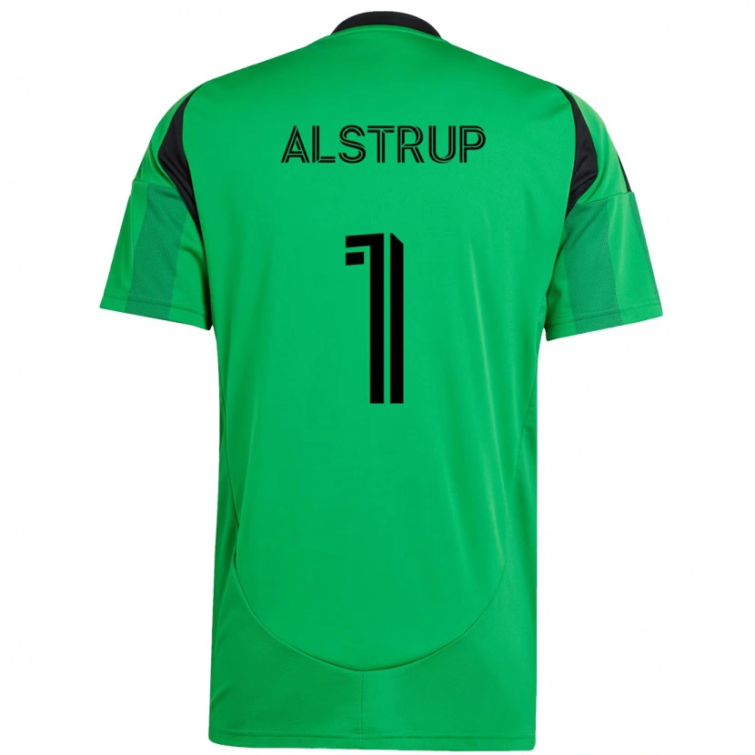 Danxen Damen Marcus Alstrup #1 Grün Schwarz Heimtrikot Trikot 2025/26 T-Shirt