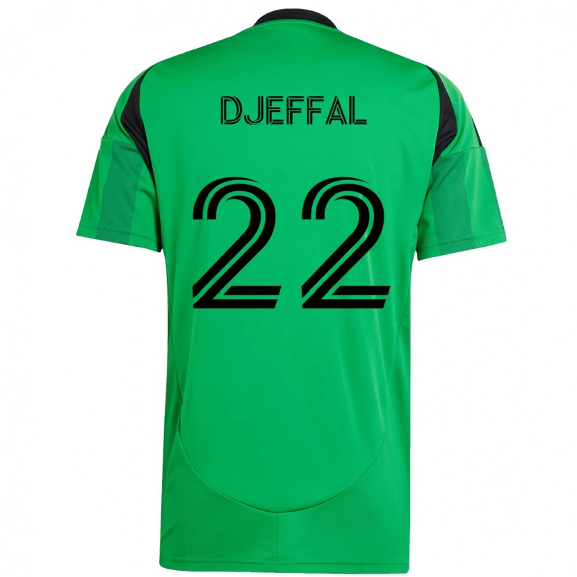 Danxen Damen Sofiane Djeffal #22 Grün Schwarz Heimtrikot Trikot 2025/26 T-Shirt