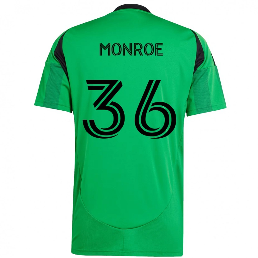 Danxen Damen Greg Monroe #36 Grün Schwarz Heimtrikot Trikot 2025/26 T-Shirt