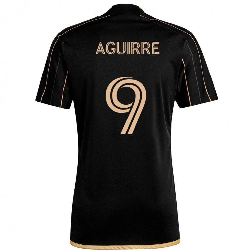 Danxen Damen Dustin Aguirre #9 Schwarz Braun Heimtrikot Trikot 2025/26 T-Shirt