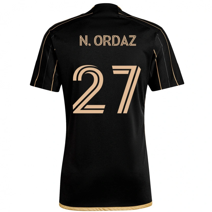 Danxen Damen Nathan Ordaz #27 Schwarz Braun Heimtrikot Trikot 2025/26 T-Shirt