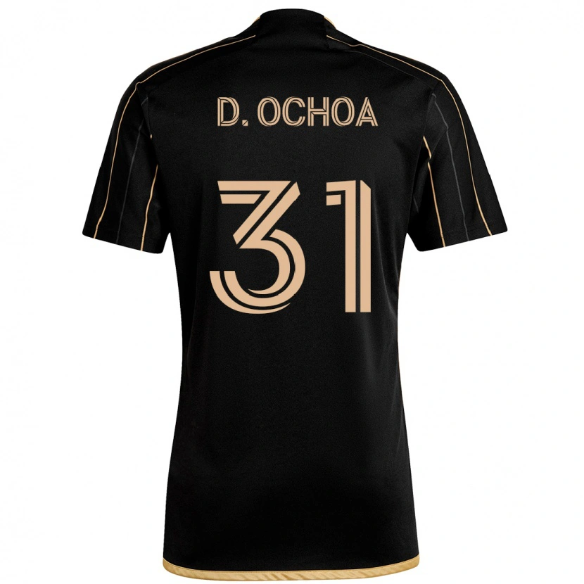 Danxen Damen David Ochoa #31 Schwarz Braun Heimtrikot Trikot 2025/26 T-Shirt