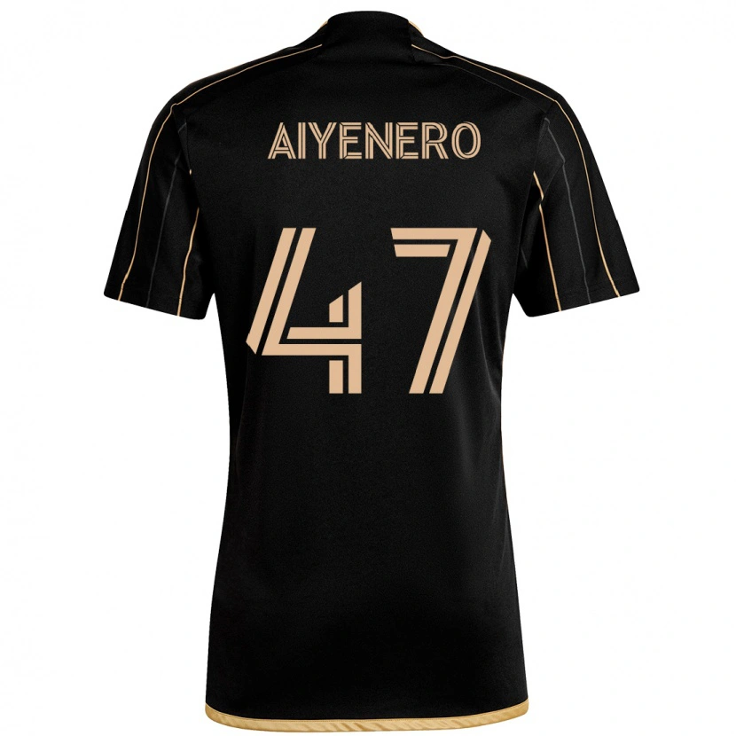 Danxen Damen Marius Aiyenero #47 Schwarz Braun Heimtrikot Trikot 2025/26 T-Shirt