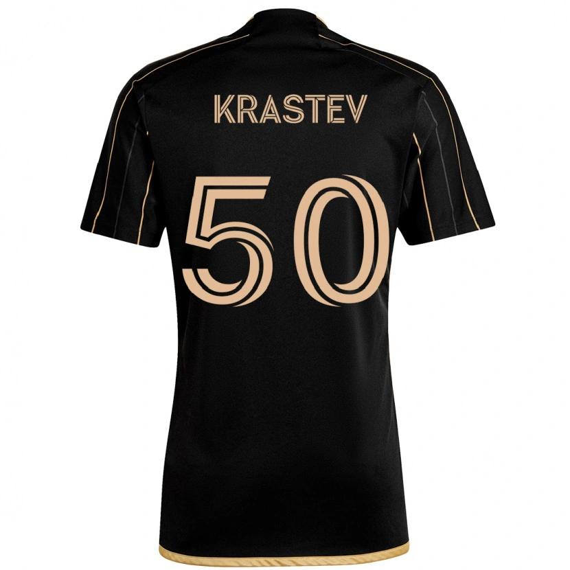 Danxen Damen Filip Krastev #50 Schwarz Braun Heimtrikot Trikot 2025/26 T-Shirt