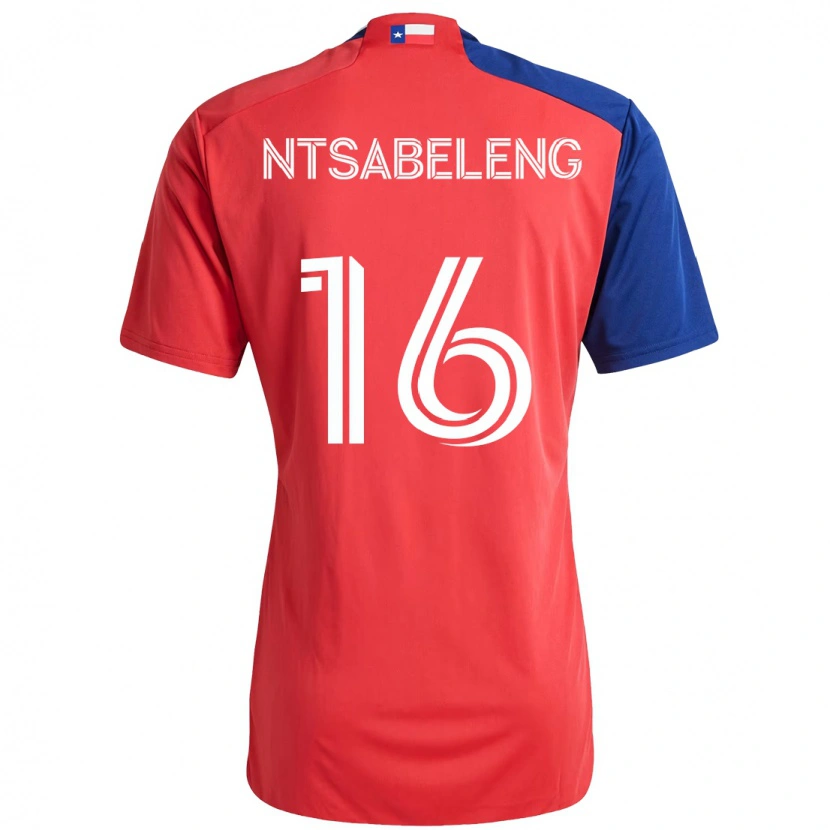 Danxen Damen Tsiki Ntsabeleng #16 Rot Marineblau Heimtrikot Trikot 2025/26 T-Shirt