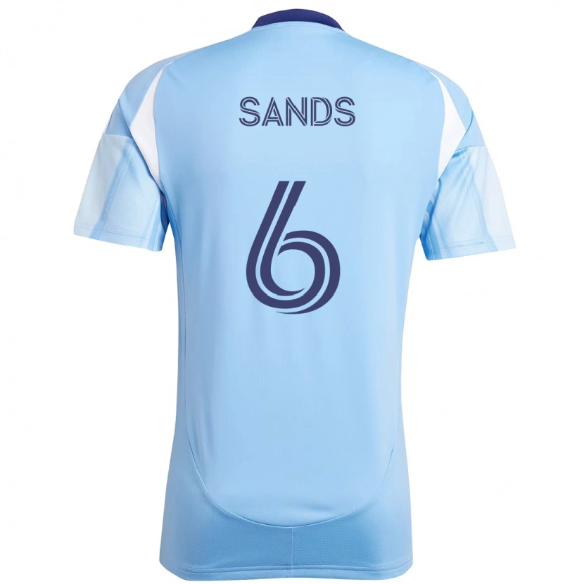 Danxen Damen James Sands #6 Hellblau Heimtrikot Trikot 2025/26 T-Shirt