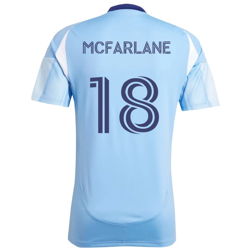 Danxen Damen Christian Mcfarlane #18 Hellblau Heimtrikot Trikot 2025/26 T-Shirt