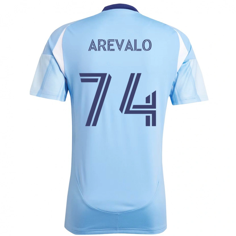 Danxen Damen Ronny Arévalo #74 Hellblau Heimtrikot Trikot 2025/26 T-Shirt