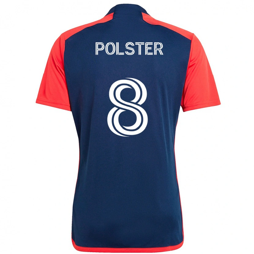 Danxen Damen Matt Polster #8 Blau Rot Heimtrikot Trikot 2025/26 T-Shirt