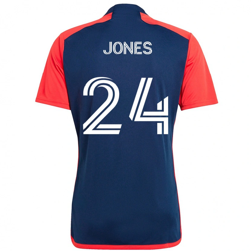 Danxen Damen Dejuan Jones #24 Blau Rot Heimtrikot Trikot 2025/26 T-Shirt