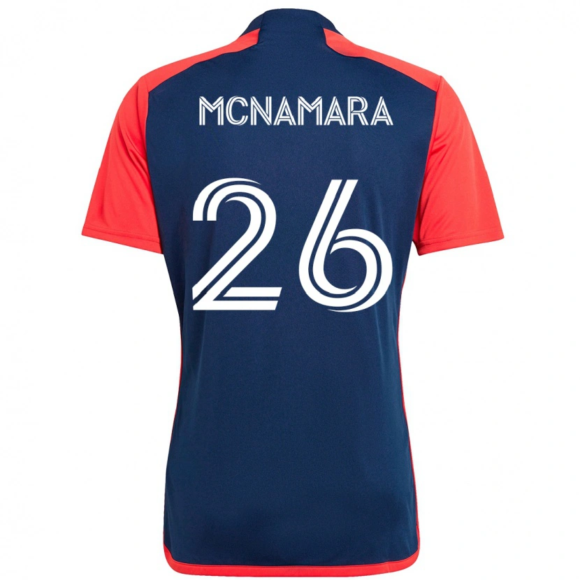 Danxen Damen Tommy Mcnamara #26 Blau Rot Heimtrikot Trikot 2025/26 T-Shirt