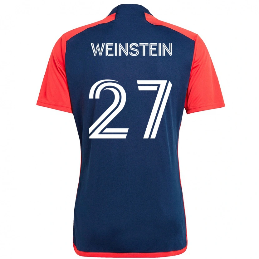 Danxen Damen Max Weinstein #27 Blau Rot Heimtrikot Trikot 2025/26 T-Shirt