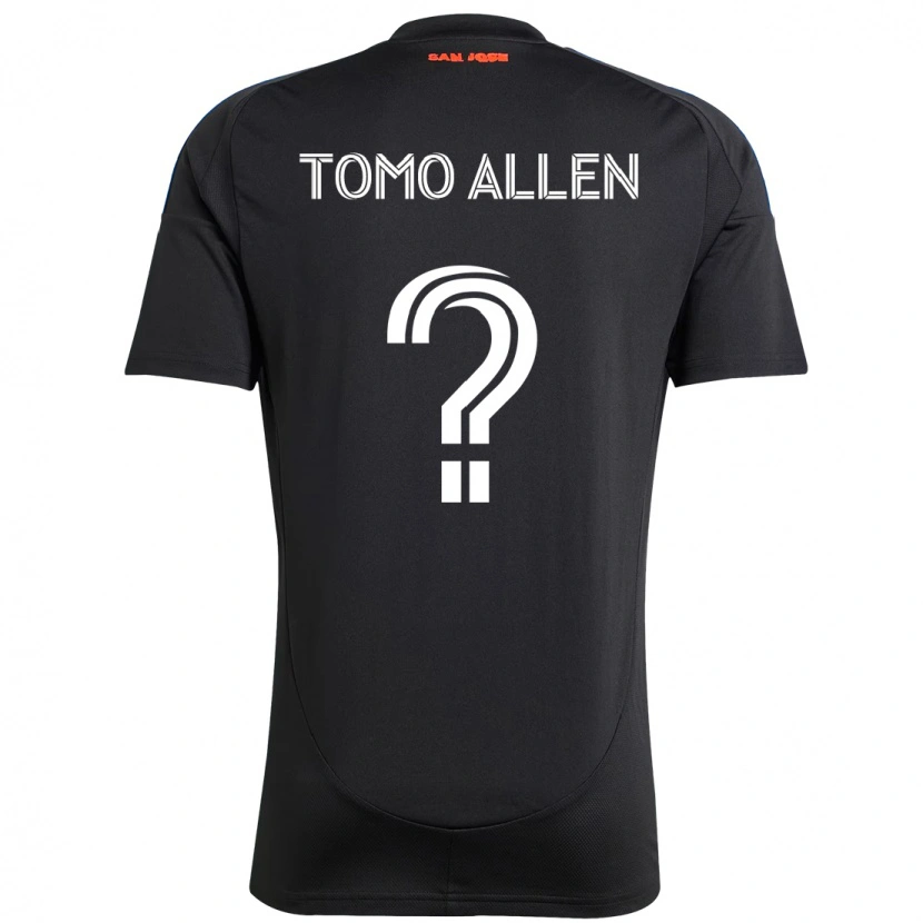 Danxen Damen Tomo Allen #0 Schwarz Dunkelblau Heimtrikot Trikot 2025/26 T-Shirt