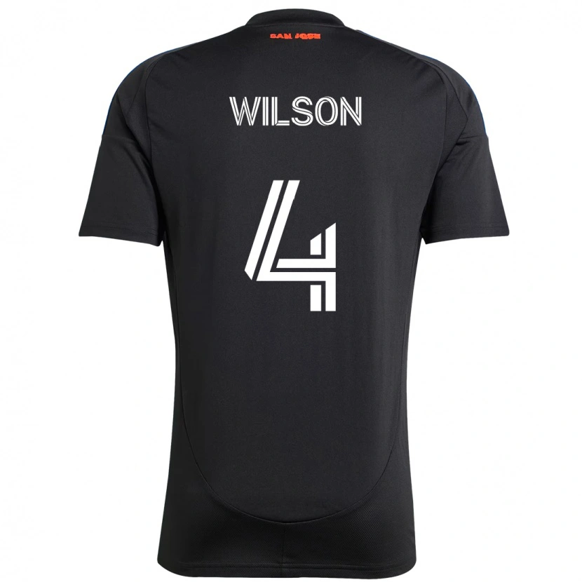 Danxen Damen Bruno Wilson #4 Schwarz Dunkelblau Heimtrikot Trikot 2025/26 T-Shirt