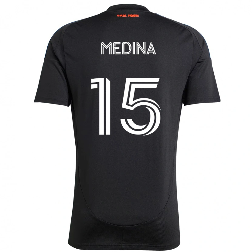 Danxen Damen Cruz Medina #15 Schwarz Dunkelblau Heimtrikot Trikot 2025/26 T-Shirt