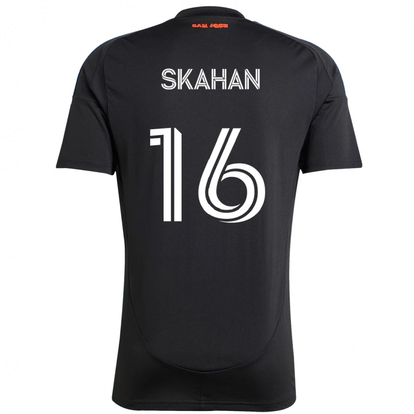 Danxen Damen Jack Skahan #16 Schwarz Dunkelblau Heimtrikot Trikot 2025/26 T-Shirt