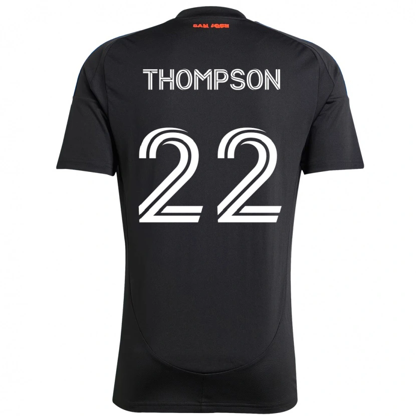 Danxen Damen Tommy Thompson #22 Schwarz Dunkelblau Heimtrikot Trikot 2025/26 T-Shirt