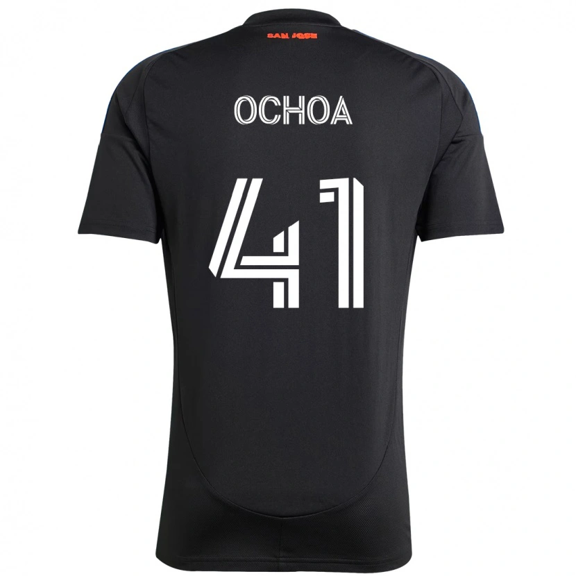 Danxen Damen Emmanuel Ochoa #41 Schwarz Dunkelblau Heimtrikot Trikot 2025/26 T-Shirt