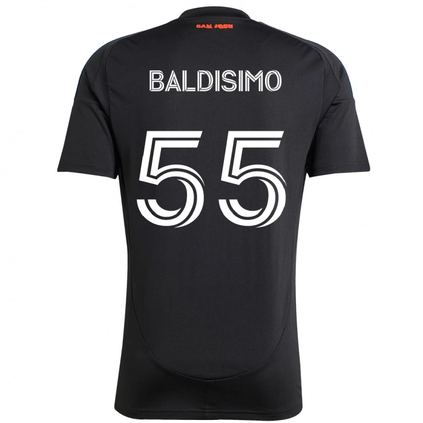 Danxen Damen Michael Baldisimo #55 Schwarz Dunkelblau Heimtrikot Trikot 2025/26 T-Shirt