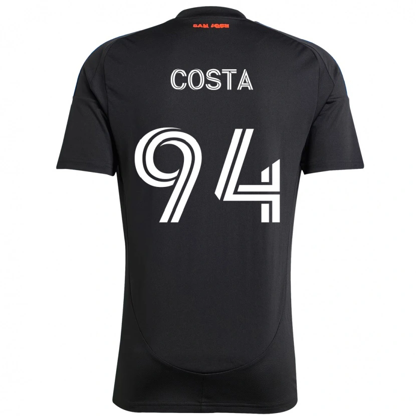 Danxen Damen Vítor Costa #94 Schwarz Dunkelblau Heimtrikot Trikot 2025/26 T-Shirt