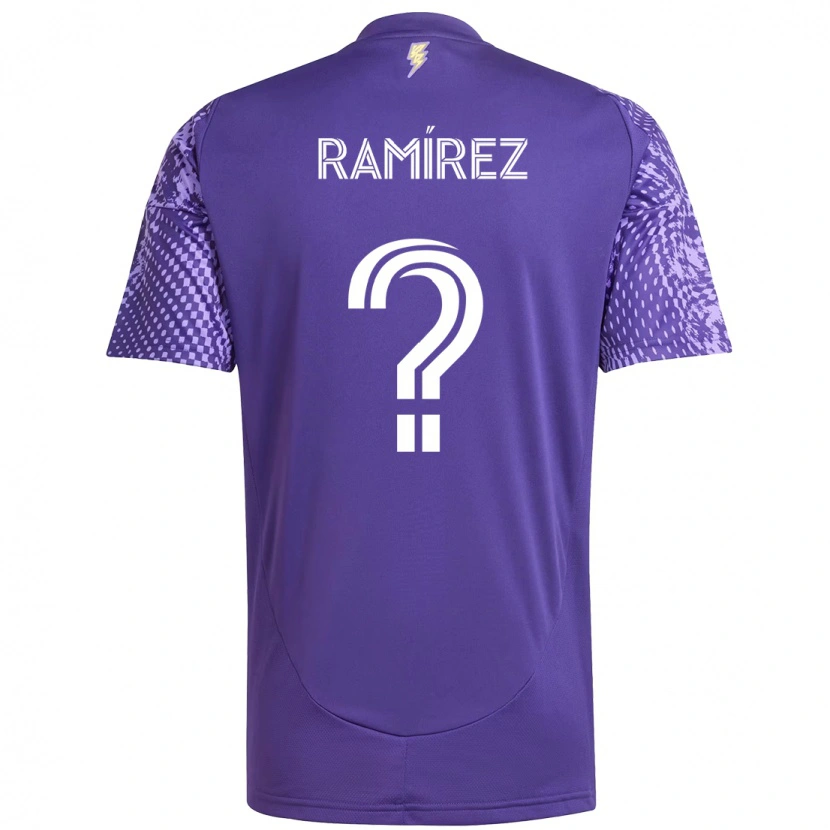 Danxen Damen Jacob Ramírez #0 Lila Weiß Heimtrikot Trikot 2025/26 T-Shirt